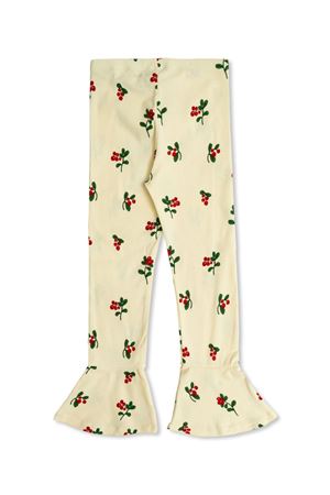white cotton trousers MINI RODINI KIDS | 2523010711OFFWHITE
